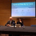 Els cònsols, ahir durant la sessió de consell de comú.