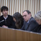 Els consellers Bartolomé, López, Jordana i Coma a la comissió legislativa.