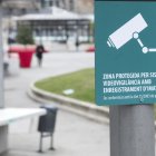 Càmeres de videovigilància.