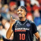 Jabari Rice, en un partit de la Champions aquesta temporada amb el Nymburk.