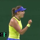 Vicky Jiménez celebra el passi a segona ronda