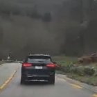 El tram de l'RN-20 tallat.