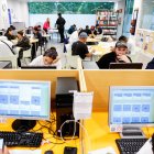 Una aula de català.