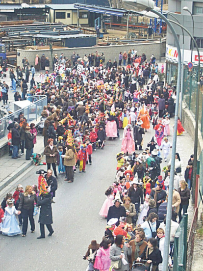 Rua interescolar de Santa Coloma el 2008.