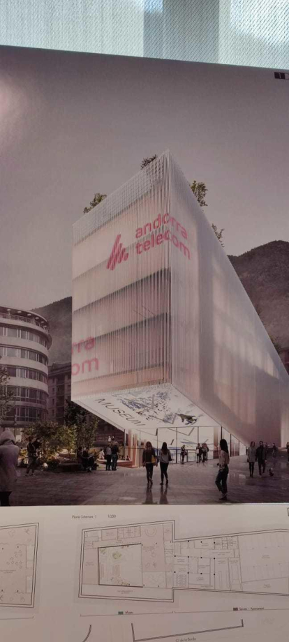 El projecte Node de Xavier Orteu nova seu d'Andorra Telecom