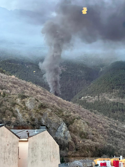 Incendi a la Comella