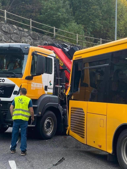 L'incident ha tingut lloc poc abans de les 12.30 hores