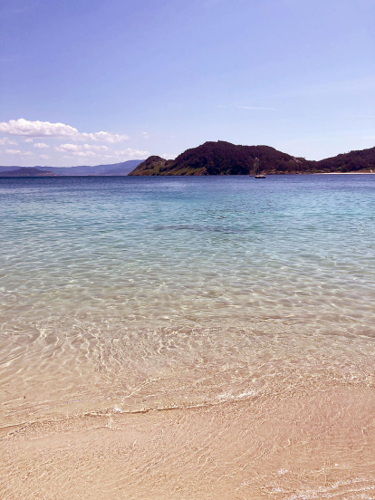 Una de les platges més espectaculars de les Illes Cies, l'arxipèlag gallec situat a la boca de la ria de Vigo. 