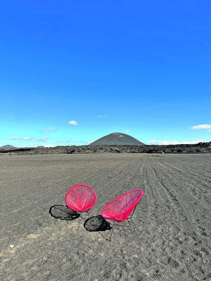 Eva Garcia rep el tercer premi per aquesta foto de Lanzarote