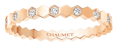 Anell Bee de Chaumet en or rosa i diamants.