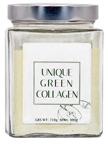 Collagen Unique Green, que facilita la digestió i té efecte ventre pla.