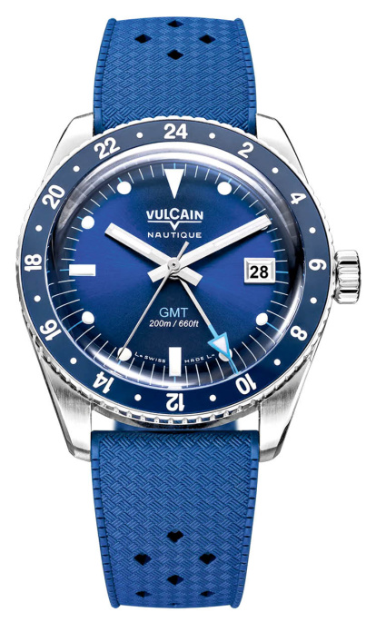 Rellotge Skindiver GMT amb corretja de cautxú i edició limitada a 100 peces.