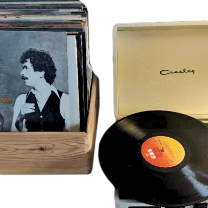 El tocadiscos i els vinils m’inspiren, sobretot grups que han definit l’escena del rock actual