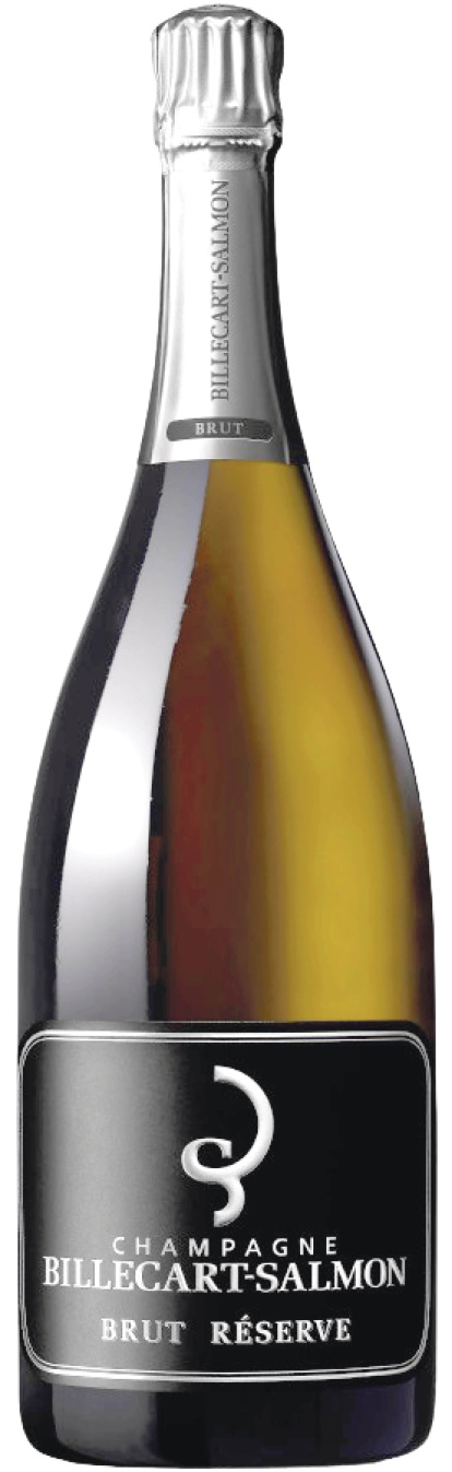 Ampolla de xampany de la marca Billecart-Salmón.