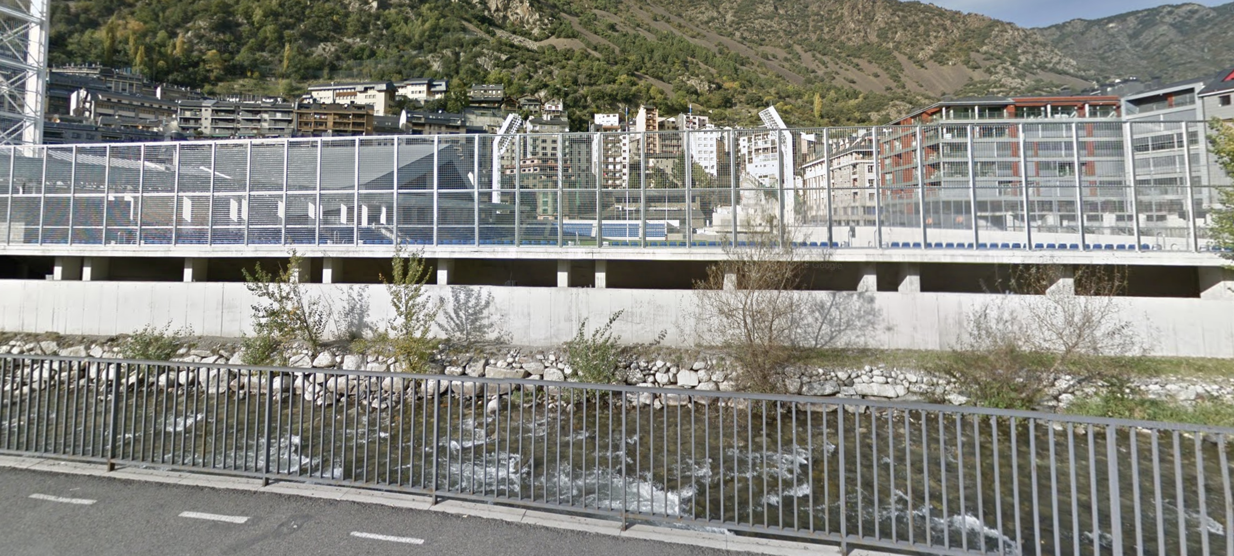 The section where the promenade will be extended.