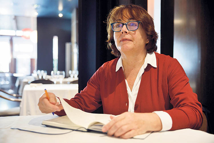 The president of Liberals, Cristina Rico.