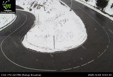 Fase groga al port d'Envalira.