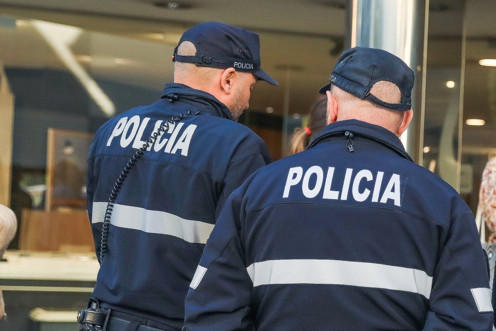 Two police officers.