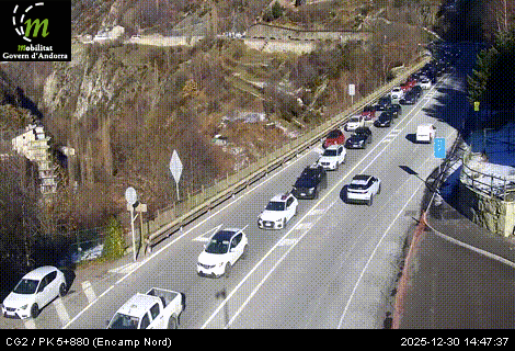 Trànsit dens a Encamp