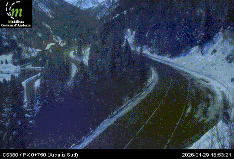 Fase groga a l'accés a Arcalís.