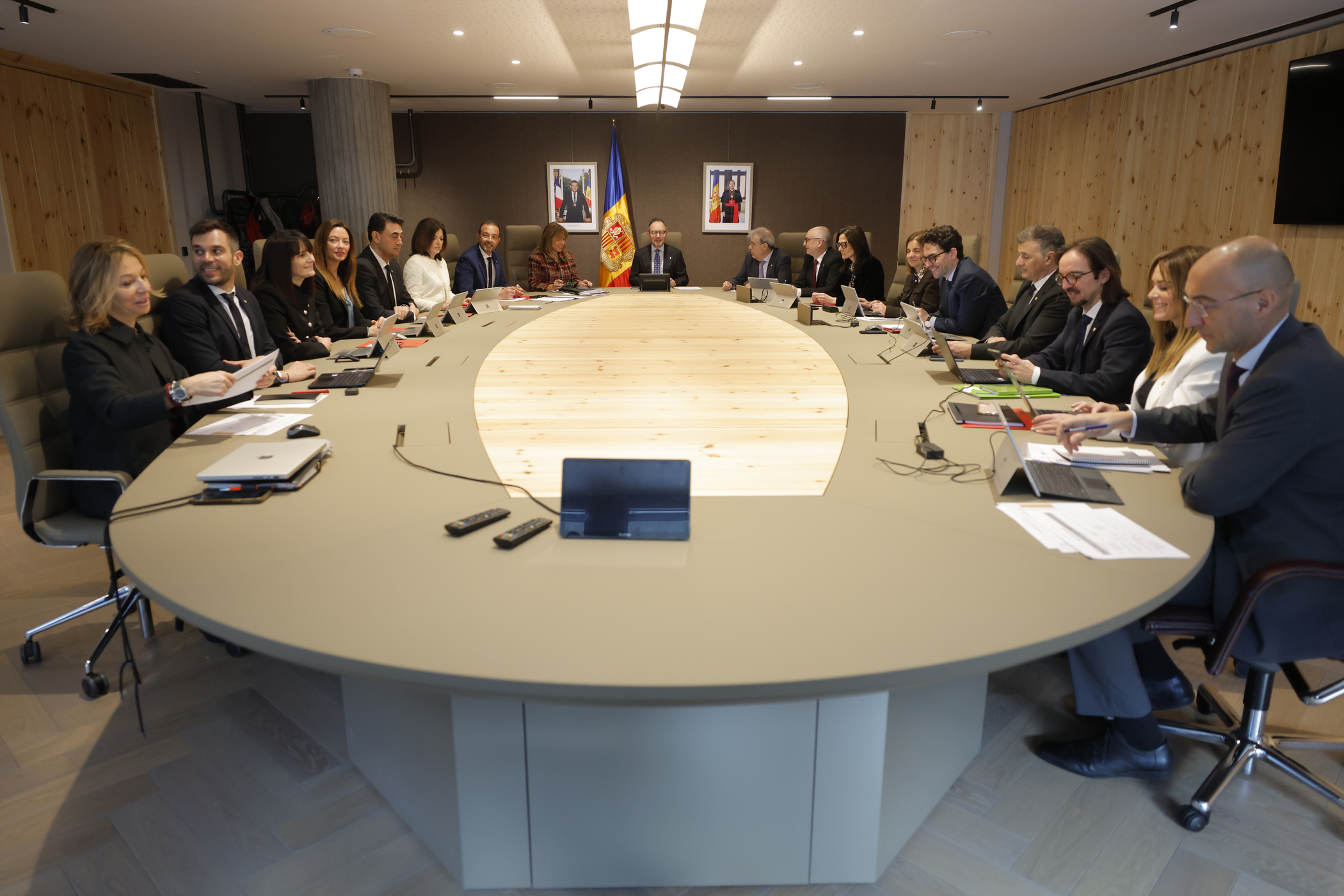 Meeting of the council of ministers, yesterday morning.