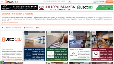 Image of a real estate portal.