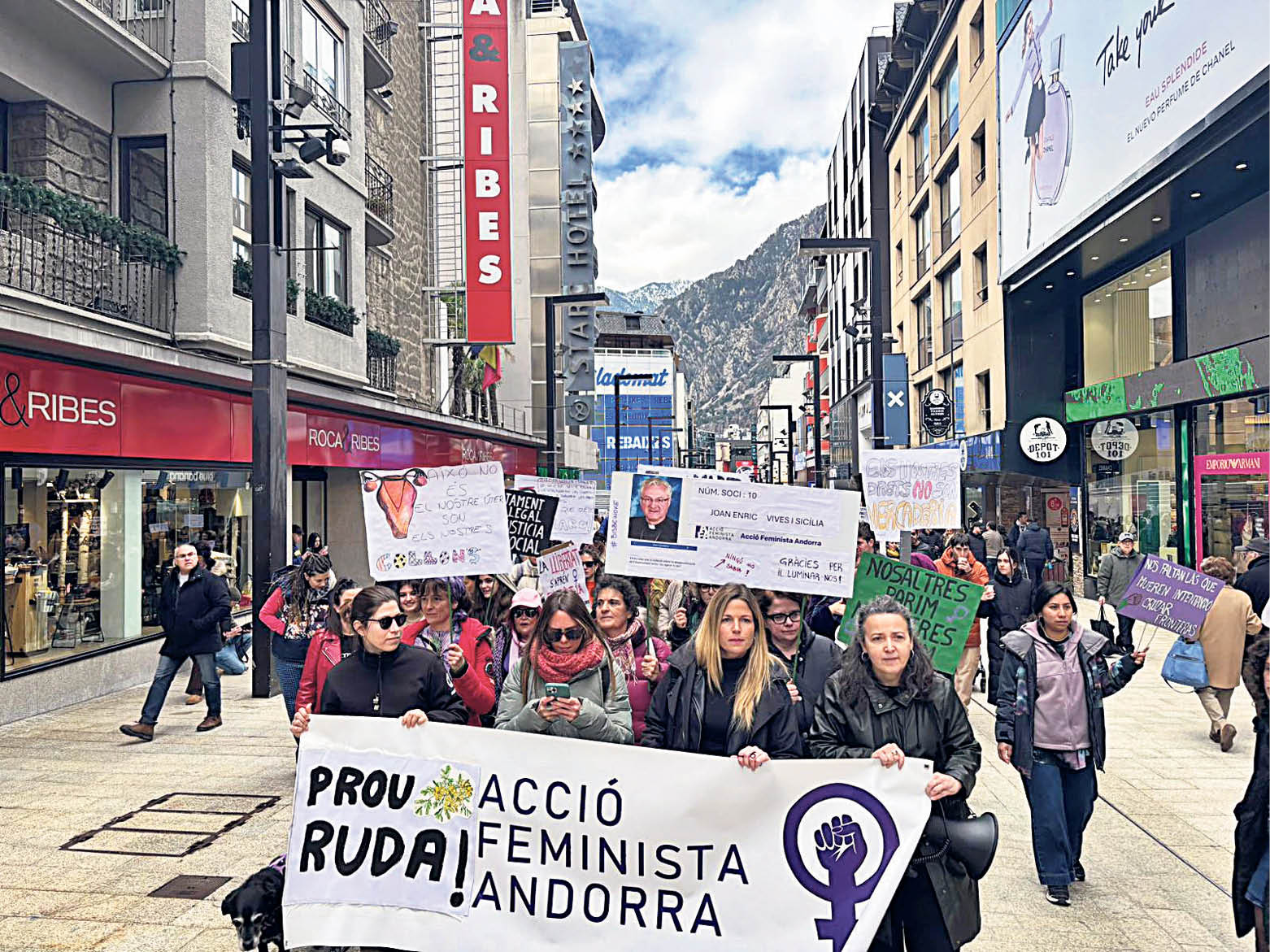 Demonstration for Women's Day last March 8.