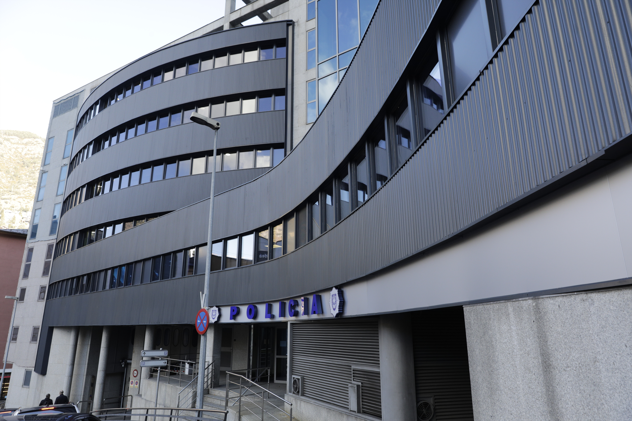 Police building.