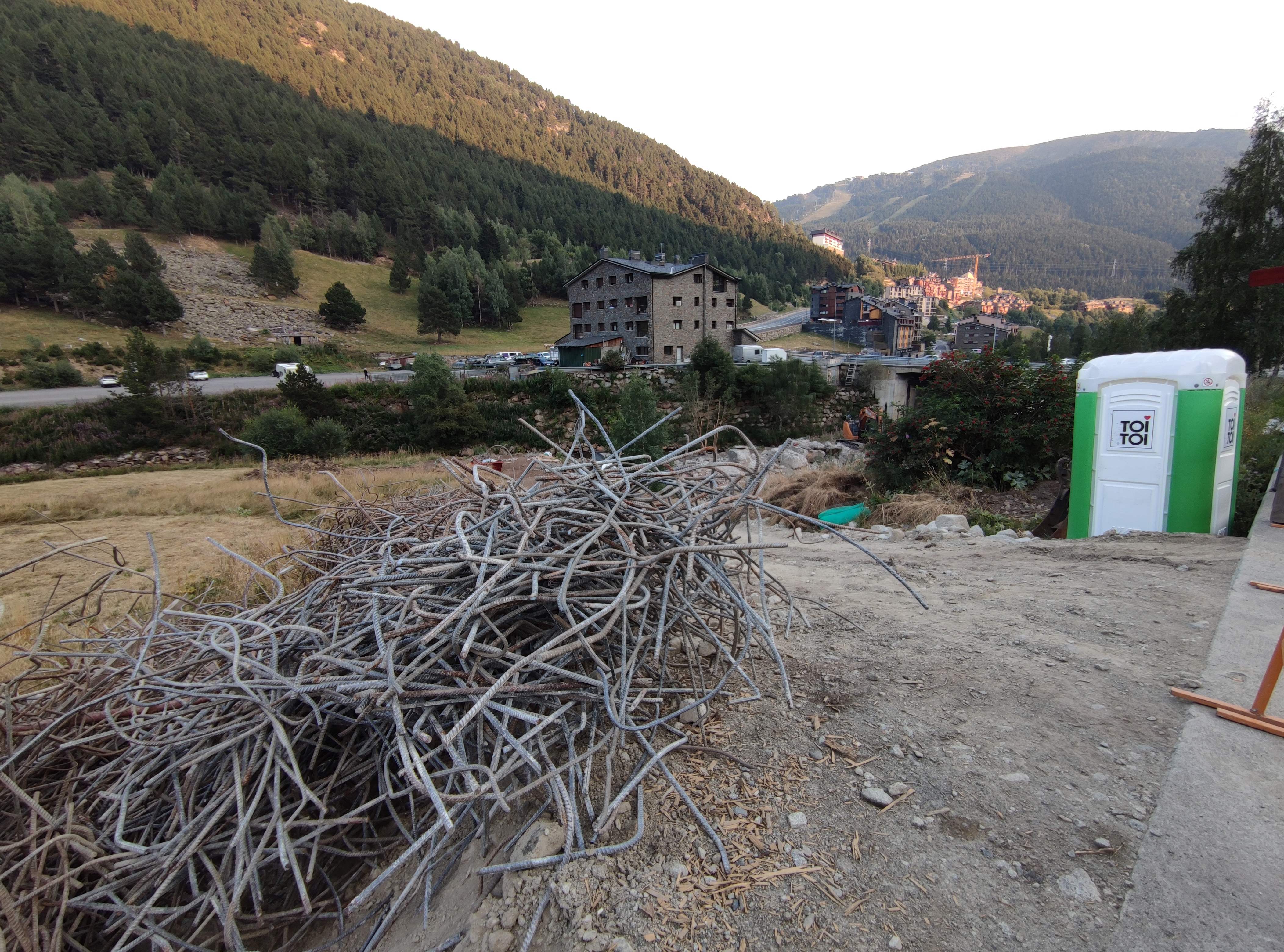 The land where the urbanization is to be built.