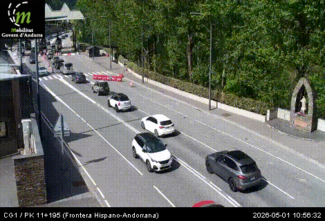 Entry to Andorra by the Runner river