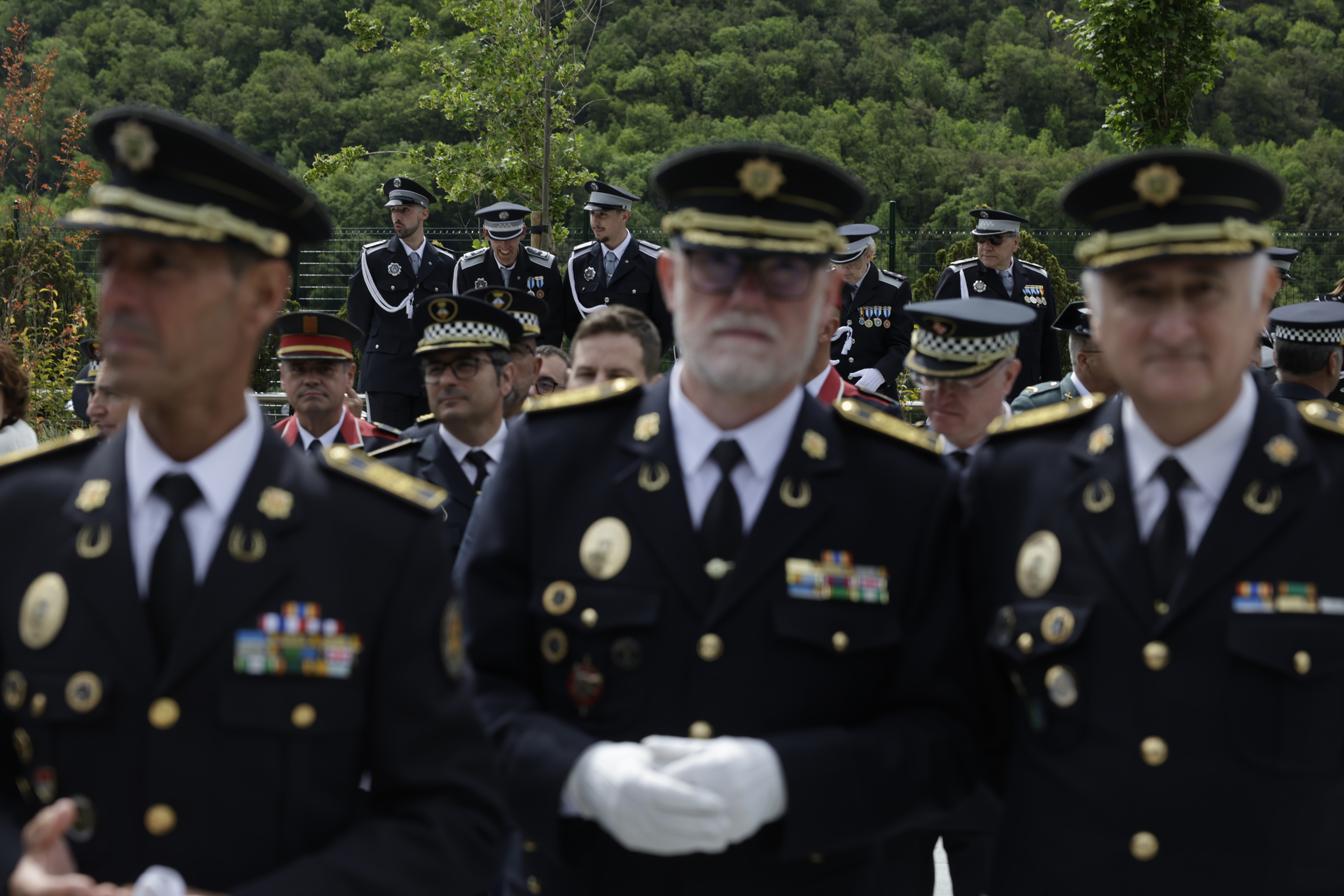 Agents from other uniformed bodies participated in the event.