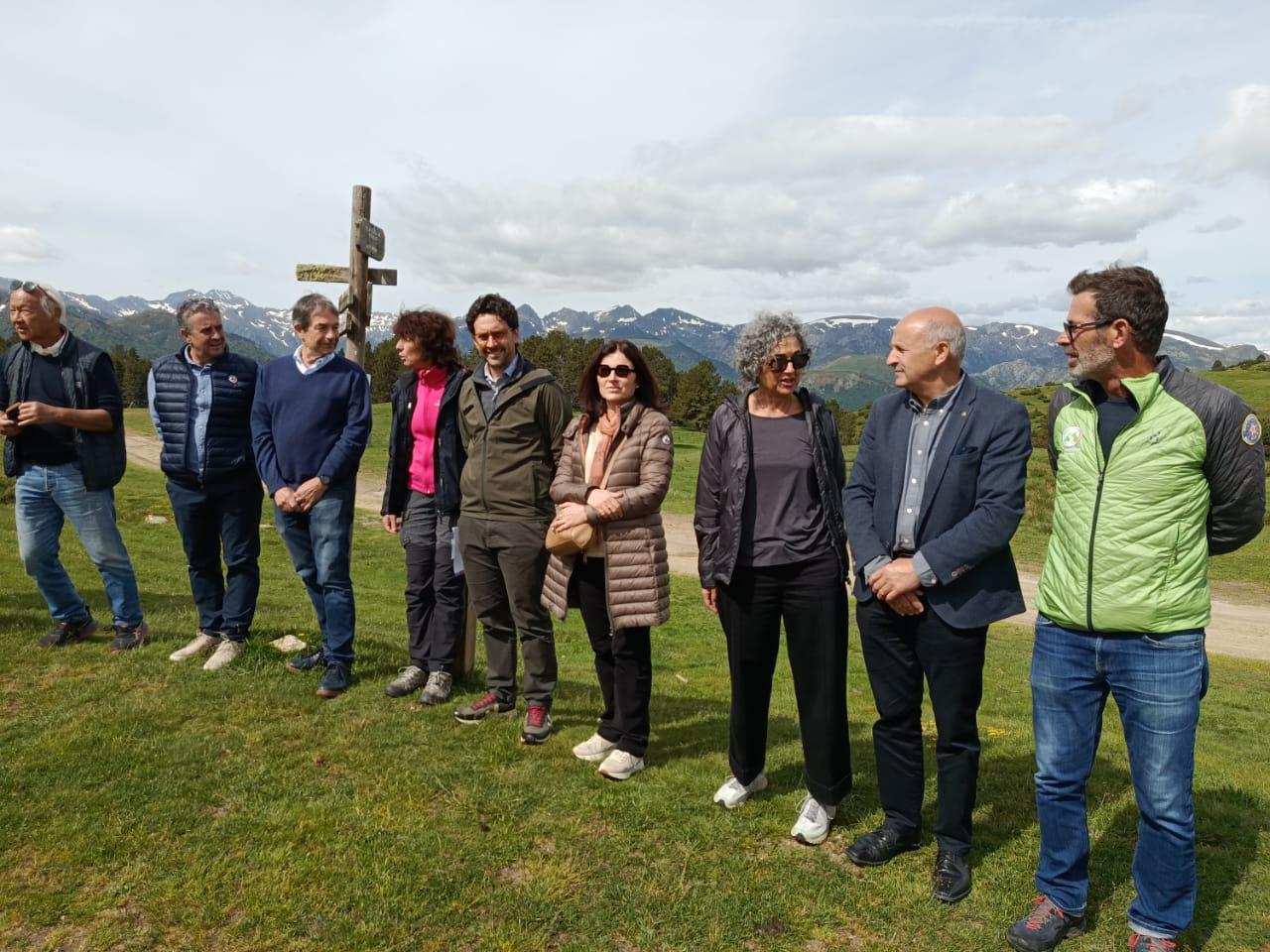 Inauguration of the transhumance path.