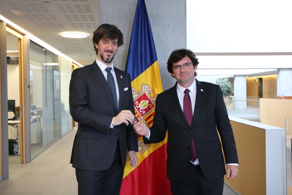 The trustee, Carles Ensenyat, and the Raonador, Xavier Cañada.