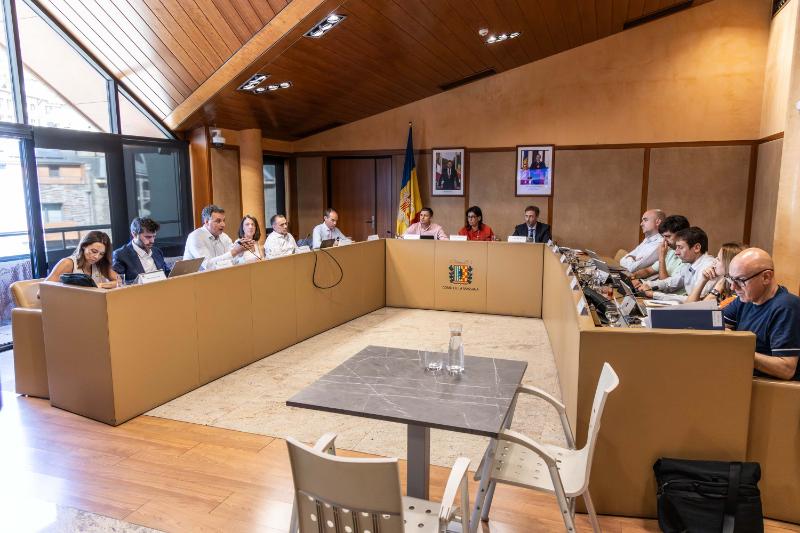 A moment of the meeting of consuls held in Massana.