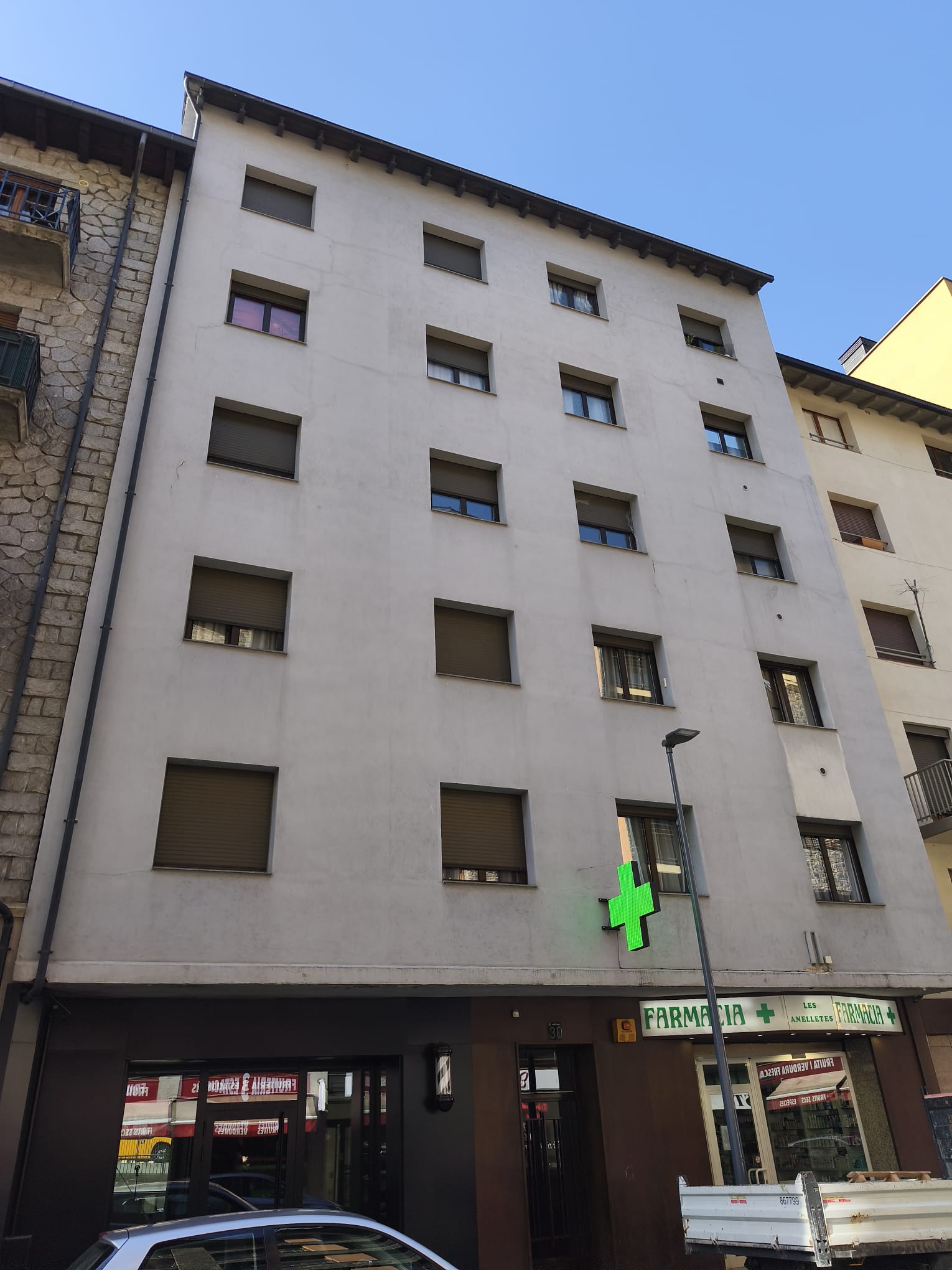One of the affected blocks on Avinguda Doctor Mitjavila.