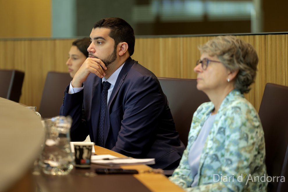 Pere Baró and Laia Moliné in the General Council.