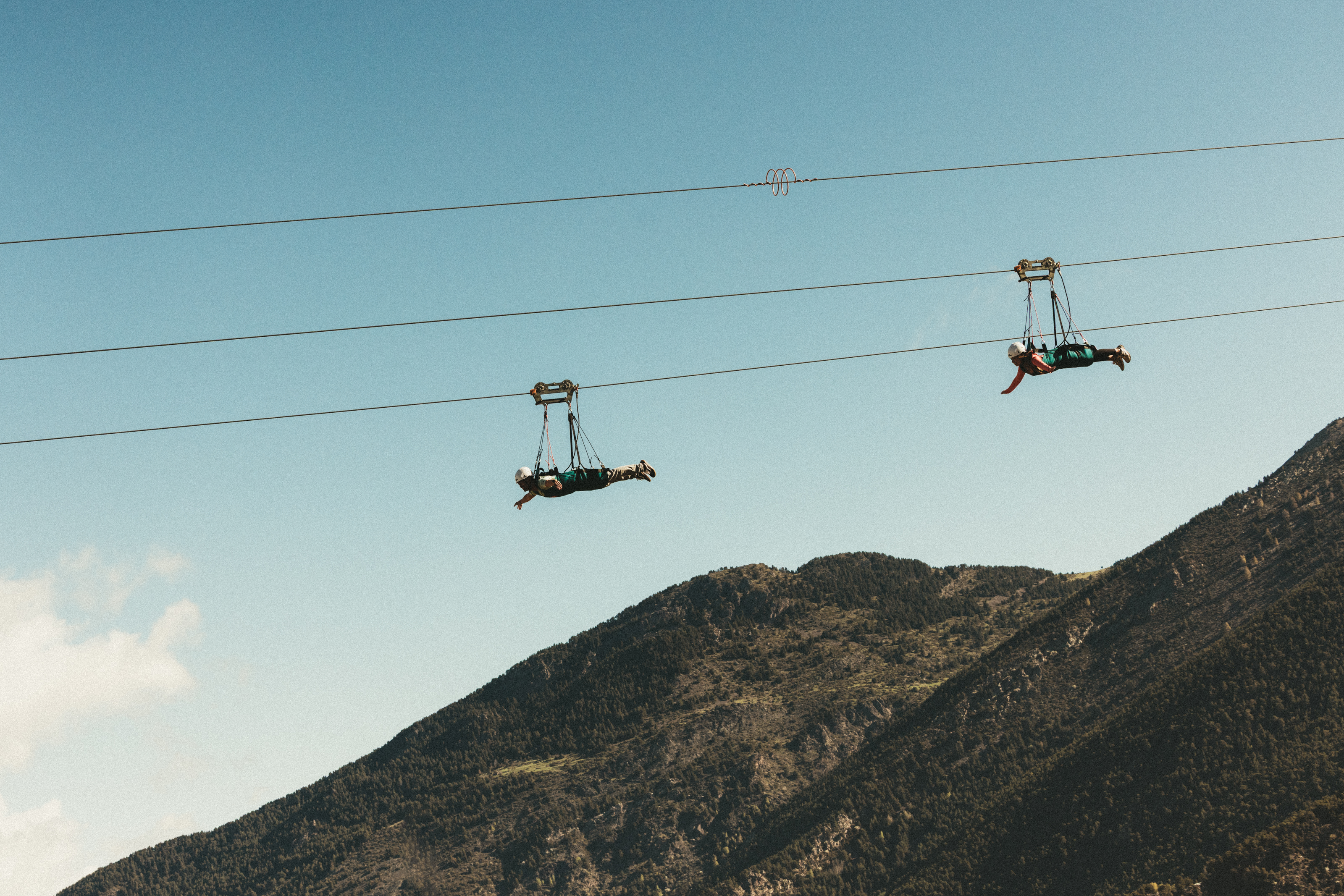 The Eclipsi zipline in Naturland.
