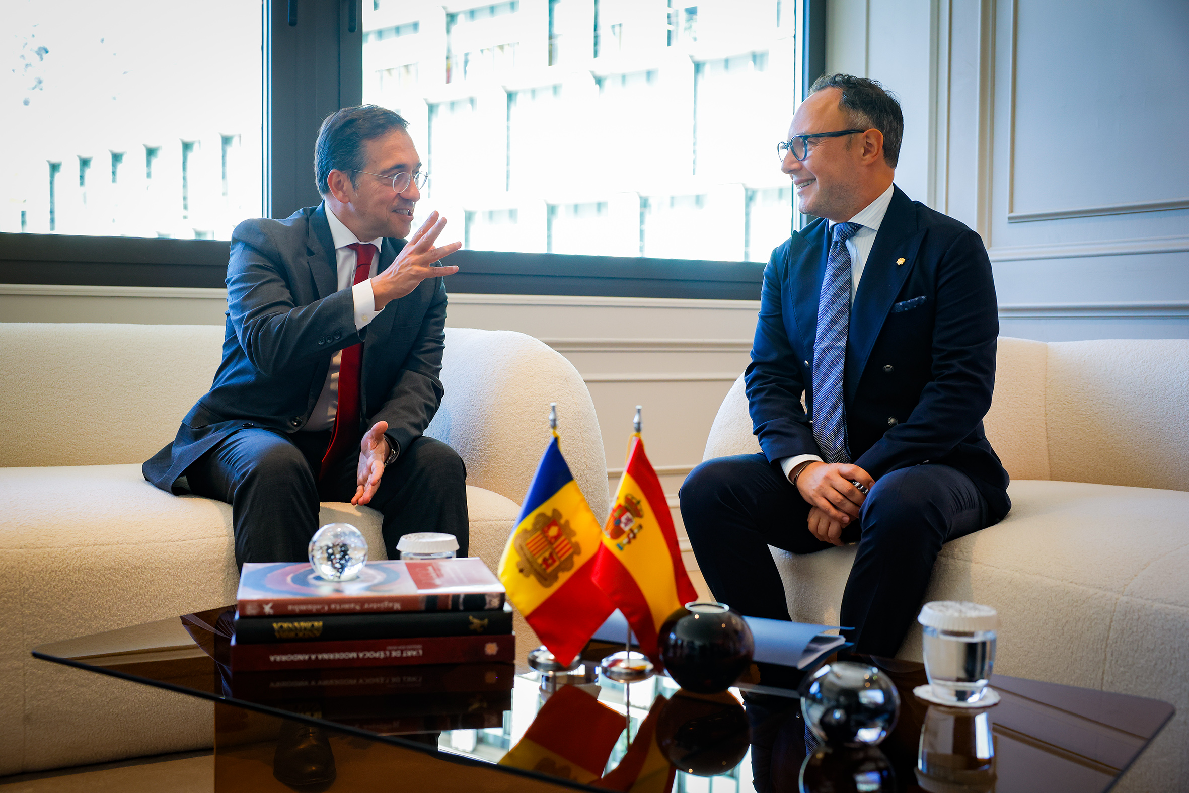 Meeting between Minister Albares and the Head of Government, Xavier Espot.