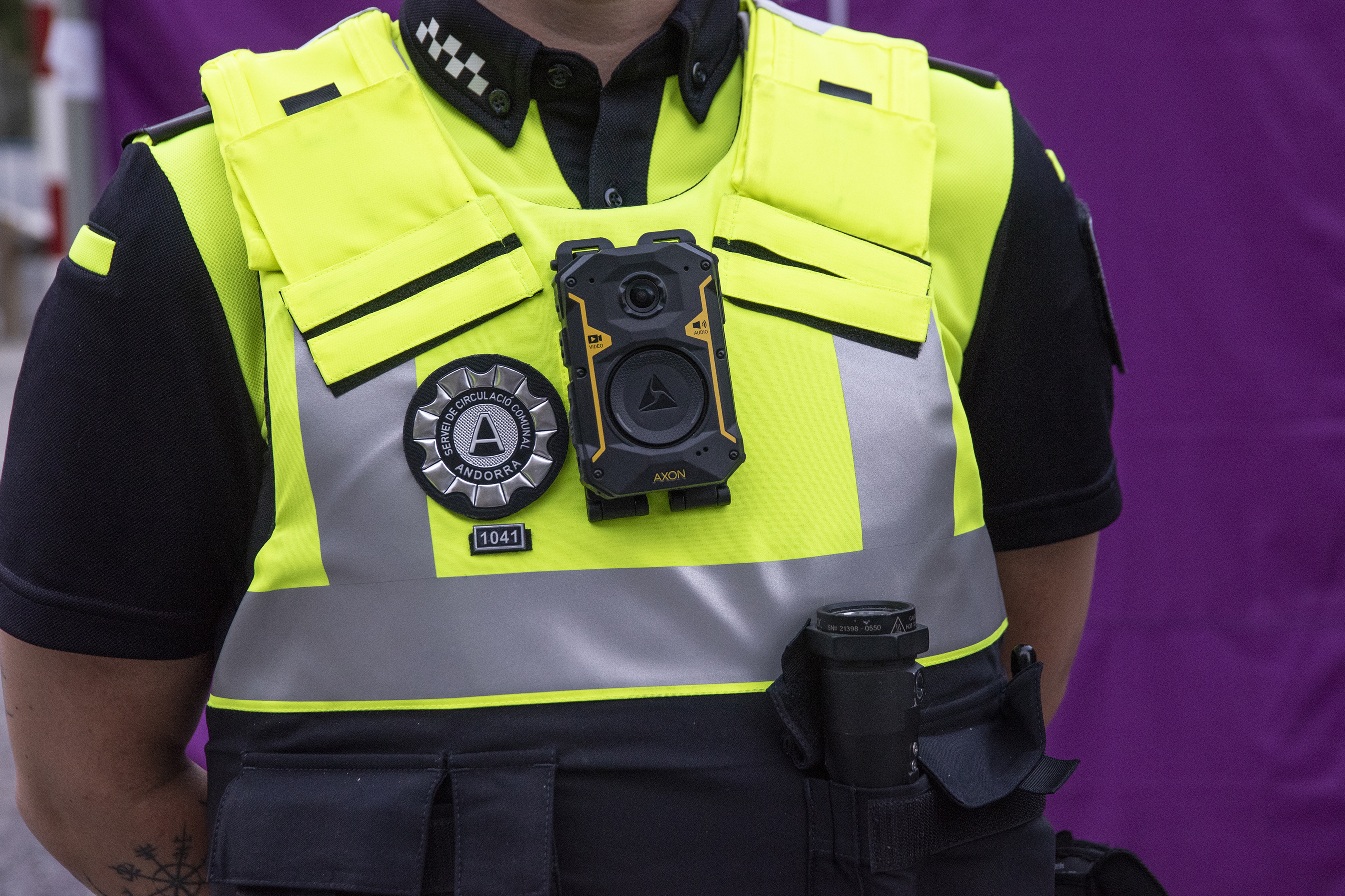 Canillo's officers were the first to use video surveillance devices.