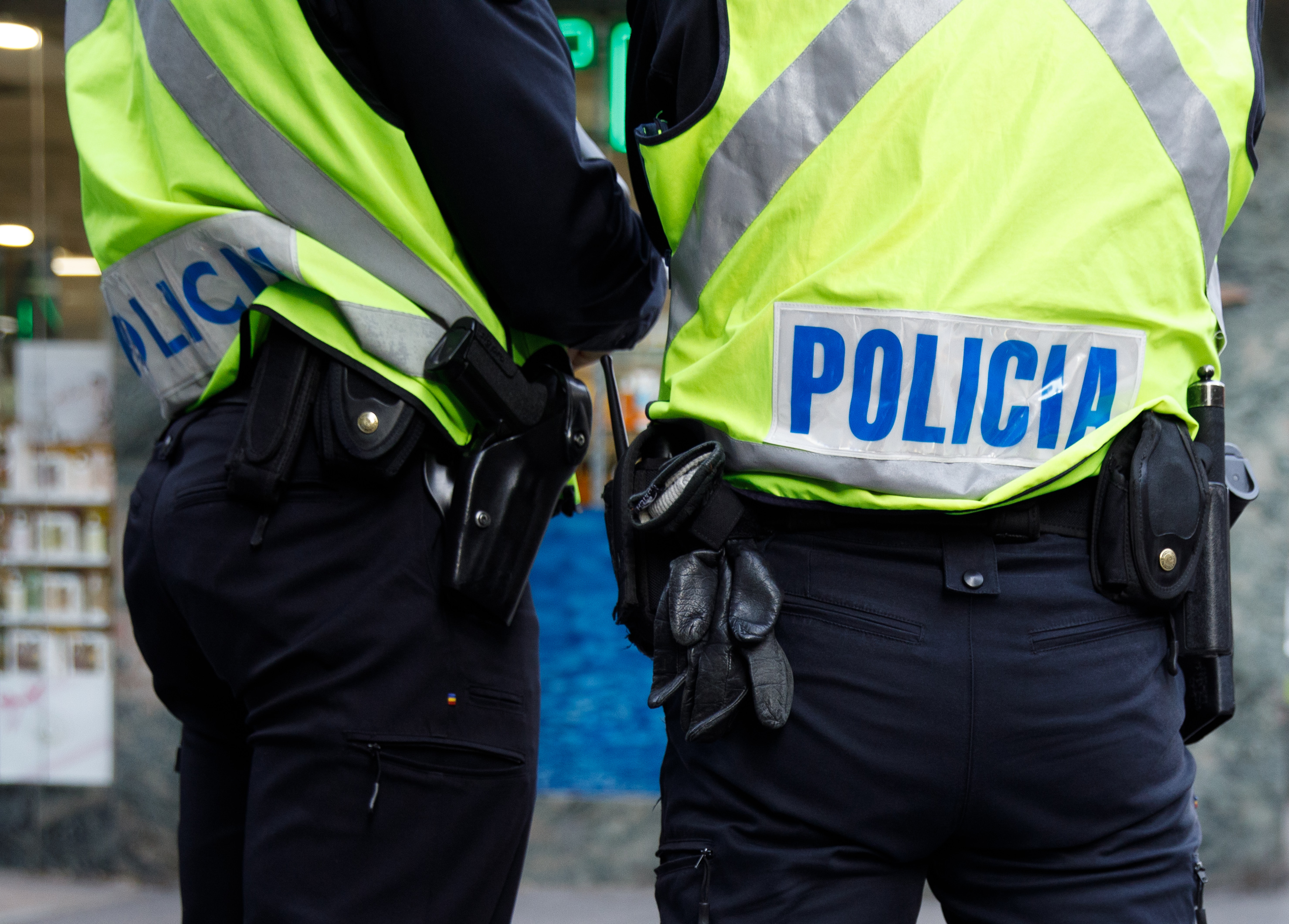 Two police officers.