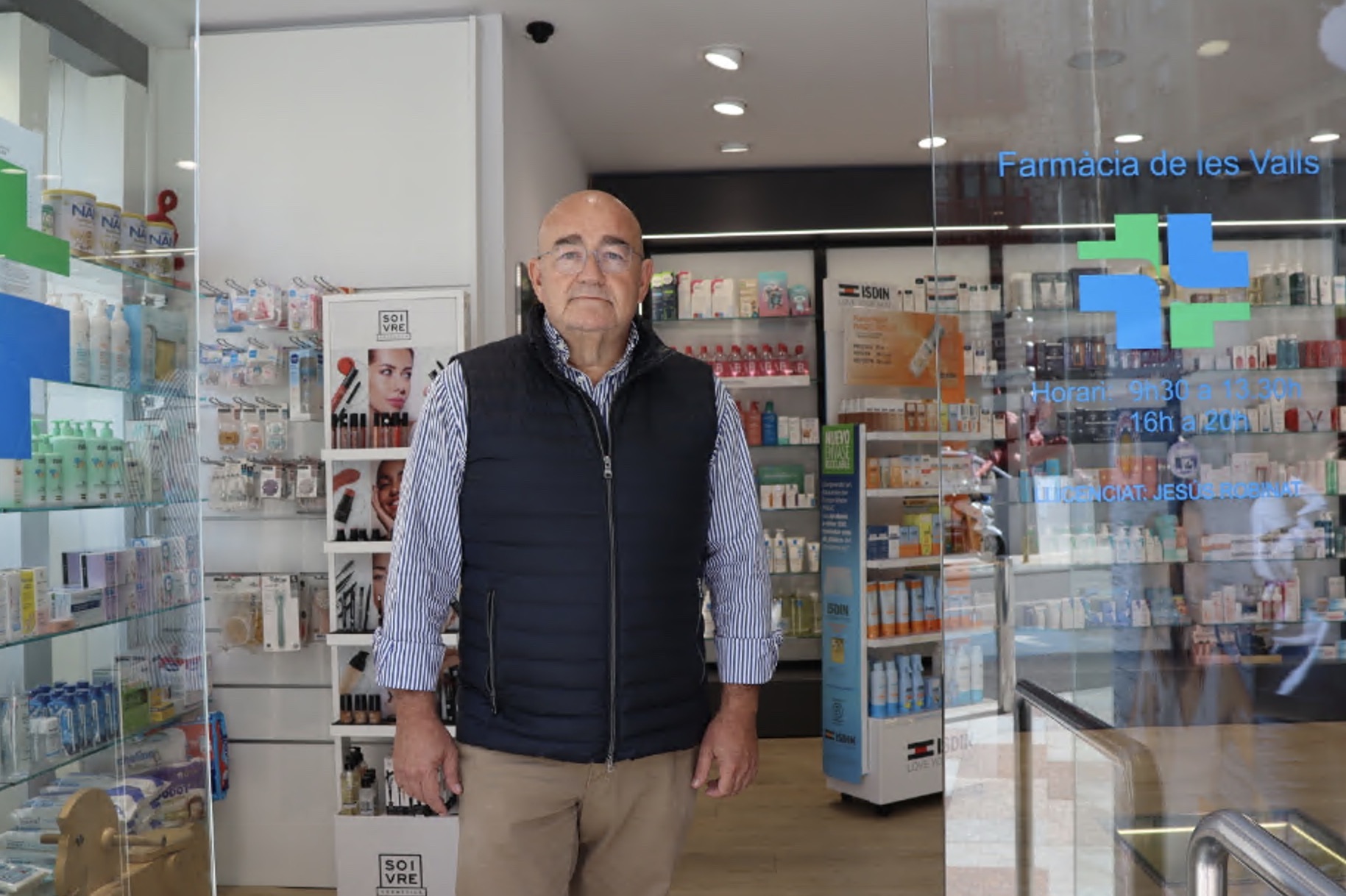 The president of the Official College of Pharmacists of Andorra, Jesus Robinat.