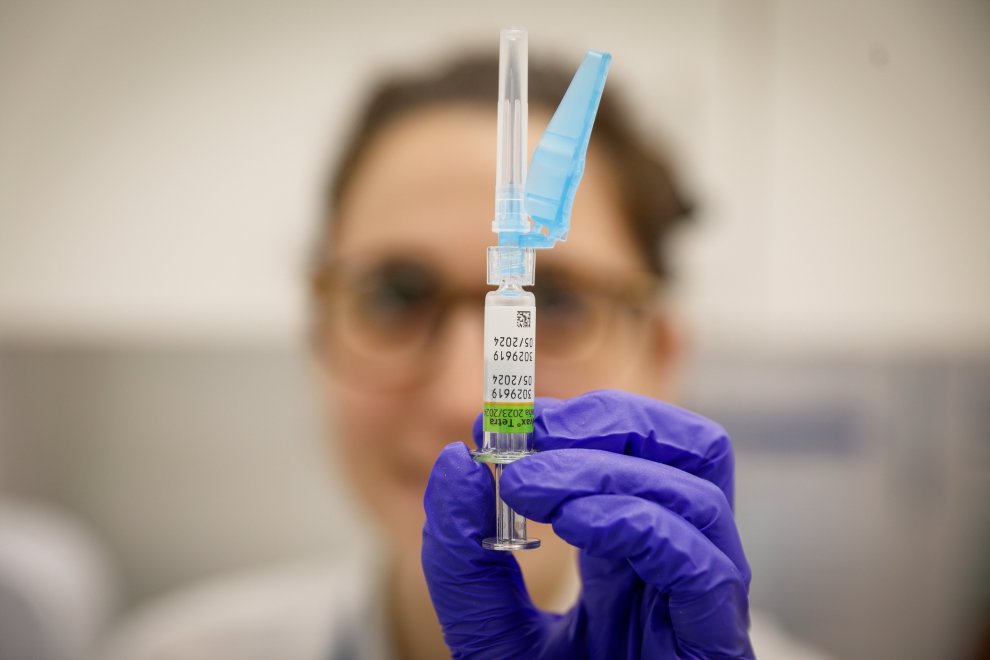 A dose of the vaccine.
